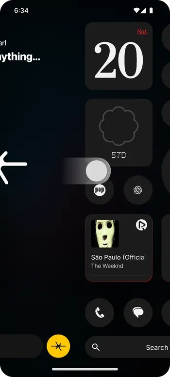 essential side gesture